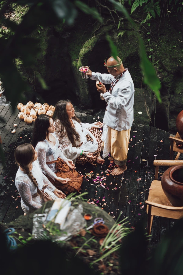 Sacred ceremony in Bali