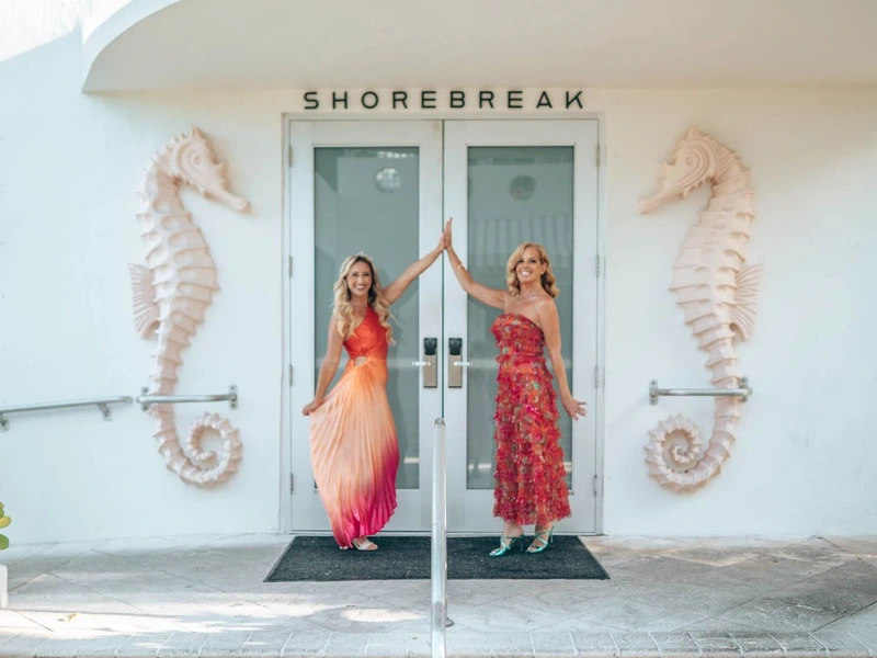 Vanessa Lambert and Kristin Zebrowski at Shorebreak Miami