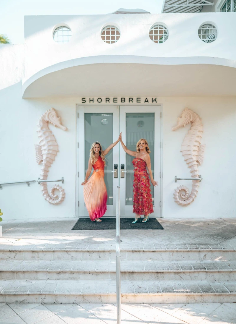 Vanessa Lambert and Kristin Zebrowski at Shorebreak Miami