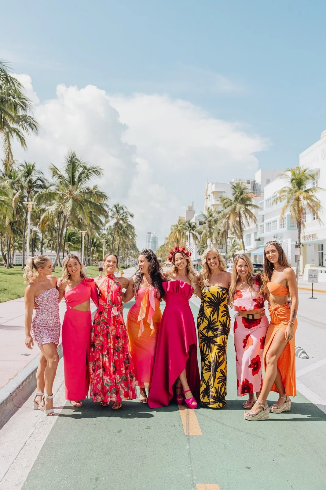 The Summit women walking Ocean Drive together